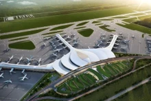 Una perspectiva del aeropuerto internacional de Long Thanh en la provincia de Dong Nai. (Foto: VNA)