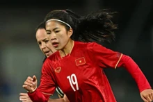 Thanh Nha deja una fuerte impresión gracias a su gol contra la selección alemana femenina. 