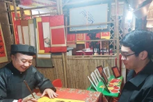 Inauguran Festival de Caligrafía en Van Mieu- Quoc Tu Giam 