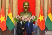 [Foto] Máximo dirigente de Vietnam sostiene encuentro con el presidente de Guinea-Bissau