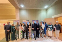 Delegados en el evento. 