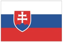 Bandera de Eslovaquia (Foto: Nhan Dan)