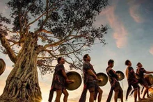 Espacio de la cultura del gong de las minorías étnicas en la provincia de Kon Tum. (Foto: www.bandantoc.kontum.gov.vn)