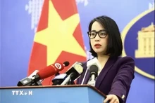 La portavoz del Ministerio de Relaciones Exteriores de Vietnam, Pham Thu Hang. (Foto: VNA)