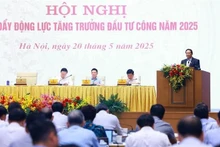 El primer ministro de Vietnam, Pham Minh Chinh, habla en la cita.