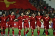 Equipo de fútbol femenino de Vietnam. (Fuente: VNA)