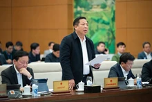 El ministro de Transporte, Tran Hong Minh, interviene en la cita (Foto: VNA)