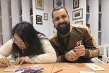 Estudiantes en la clase especial (Fuente:VNA)