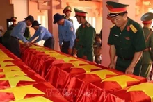 Binh Phuoc organizará un servicio conmemorativo y el entierro de los cuerpos en el cementerio de los mártires provinciales.(Foto: VNA)