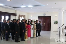 Ceremonia celebrada por la Embajada de Vietnam en Camboya el 19 de mayo. (Foto: VNA) 