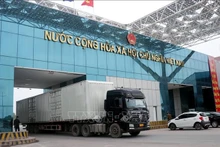 En la Puerta Fronteriza Internacional de Mong Cai, Quang Ninh. (Foto: VNA)