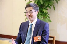 Chen Gang, miembro del Comité Central del Partido Comunista de China, secretario del Comité del PCCh en la Región Autónoma Zhuang de Guangxi. (Fuente: VNA) 