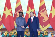 [Foto] Premier de Vietnam sostiene conversaciones con presidente de Sri Lanka