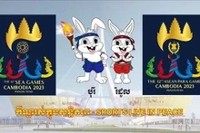 Logotipo y mascota de los SEA Games 32 y Asean Para Games 12 (Foto: VNA)