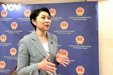 Yuko Obuchi, miembro de la Cámara de Representantes de Japón y recién nombrada presidenta de la Alianza Parlamentaria de Amistad Japón-Vietnam (Fuente: VNA)