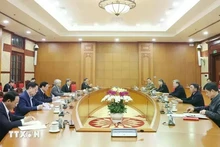 El secretario general del Partido Comunista de Vietnam (PCV), To Lam, habló en la reunión del Secretariado del Comité Central del PCV, el 4 de febrero de 2025. (Foto: VNA)