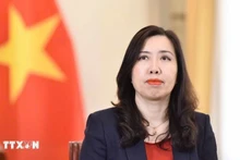 La vicecanciller de Vietnam, Le Thi Thu Hang (Foto: VNA) 