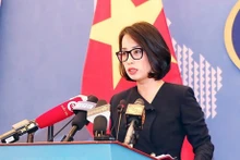 La portavoz del Ministerio de Relaciones Exteriores de Vietnam, Pham Thu Hang (Foto: VNA)