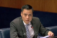 El embajador Dang Hoang Giang, jefe de la delegación de Vietnam ante las Naciones Unidas (Fuente: VNA)