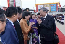 El presidente vietnamita, To Lam, parte de Phnom Penh, concluyendo con éxito su visita de Estado a Camboya. (Fuente: VNA)