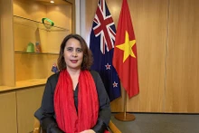 La embajadora de Nueva Zelanda en Vietnam, Tredene Dobson. (Fotografía: VNA)