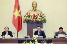 El presidente de la Asamblea Nacional de Vietnam, Vuong Dinh Hue, en la cita (Fotografía: VNA)