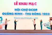 Inauguran Feria de productos agrícolas OCOP en Quang Ninh.