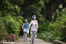 Turistas extranjeros en Vietnam. (Fuente: VNA)