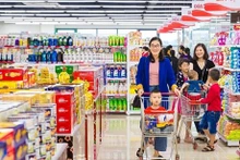 Los productos vietnamitas representan una tasa abrumadora del 90% al 95% en los supermercados locales en Hanói (Fuente: congthuong.vn)