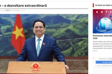Captura de pantalla de la entrevista publicada el 20 de enero en el periódico rumano Cotidianul.
