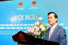El vicecanciller Ha Kim Ngoc en la cita. (Fuente: VNA)