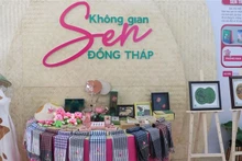 Productos derivados de loto de Dong Thap. (Fuente: VNA)