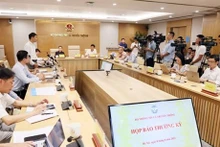 Panorama de la rueda de prensa (Foto: Periódico Nhan Dan)