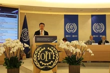 El embajador Mai Phan Dung en la 112ª Conferencia Internacional del Trabajo (Foto: VNA)