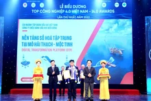La ceremonia de entrega de premios “Mejores industrias 4.0 de Vietnam- I4.0 Awards” en 2022. 