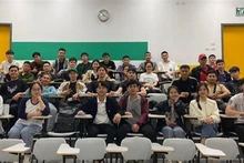 Una clase de estudiantes vietnamitas en AICAT. (Fotografía: VNA) 