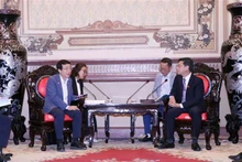 En la reunión. (Fotografía: VNA)