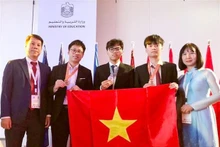 Estudiantes vietnamitas ganan medallas en Olimpiada Internacional de Biología. (Fotografía: VNA)