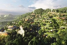 Mai Chau Culture Resort, Vietnam fue nominado al premio al mejor diseño de arquitectura de resort de 2023. (Fotografía: AADA)