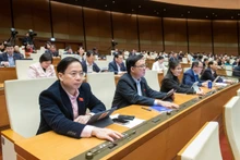 Delegados a la sesión. (Fotografía: quochoi.vn)
