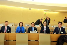 El vice primer ministro de Vietnam Tran Luu Quang encabeza una delegación para asistir al 52 período de sesiones del Consejo de Derechos Humanos de las Naciones Unidas en Ginebra. (Fotografía: VNA)