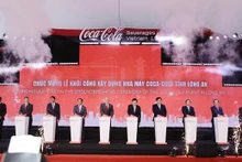 Coca-Cola inicia la construcción de una nueva planta en la provincia de Long An. (Fotografía: VNA)