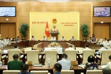 En la 34 Reunión del Comité Permanente de la Asamblea Nacional de Vietnam. (Fotografía: VNA)