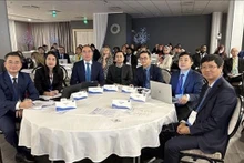 Delegación de la Auditoría Estatal de Vietnam en la Conferencia. (Fotografía: VNA)