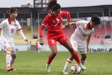 En el partido. (Fotografía: Federación de Fútbol de Nepal)
