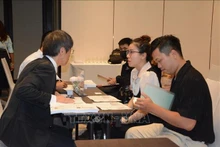 El festival del trabajo ayuda a las empresas japonesas a contratar trabajadores en Da Nang. (Fotografía: VNA)