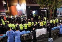 Escena del accidente. (Fotografía: VNA)