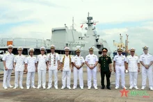 Buque vietnamita inicia visita a Indonesia. (Fotografía: VNA)