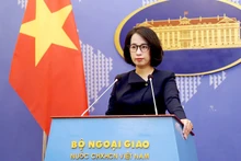 La portavoz del Ministerio de Relaciones Exteriores, Pham Thu Hang. (Fotografía: Ministerio de Relaciones Exteriores de Vietnam)