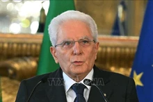 El presidente de Italia, Sergio Mattarella. (Fotografía: AFP/VNA)